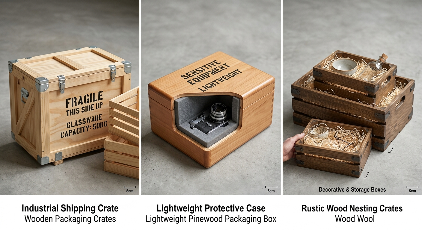 Wooden Boxes for Fragile Items – Upackarts Pune